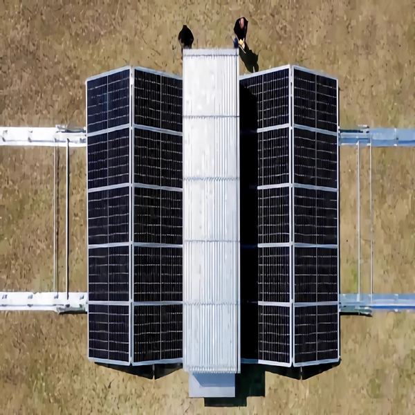 Collapsible Solar Panel Container